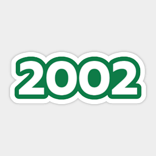 2002 legend awesome t-shirt birthday gift Sticker